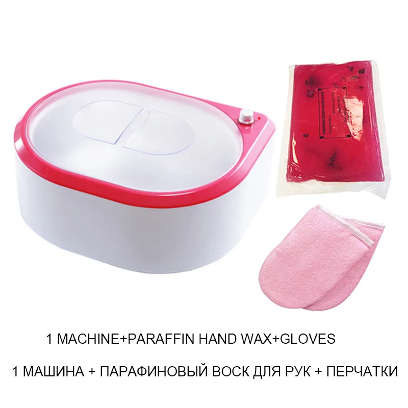 Parafina руки машина 5L грелка для парафиновой ванны и ног ванна воск нагреватель для депиляции волос Removel устройства воскоплав для депиляцииc - Цвет: Red set 2