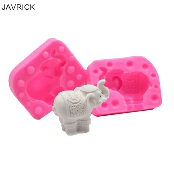 

DIY Baking 3D Elephant Modeling Mold Fondant Chocolate Cake Decoration Handmade Soap Silicone Molds