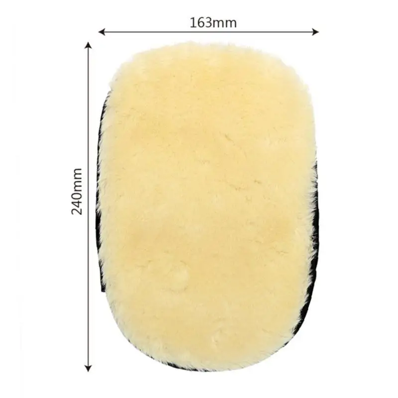 Car Cleaning Gloves 1 Pcs Car Washing Gloves Wool Soft Washing Cleaning Glove Artificial Wool Cleaning Brush Motorcycle Washer Care Products Summer