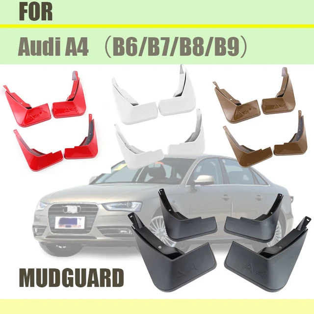 Auto Kotflügel Für Audi A4 Zubehör B9 2016 ~ 2023 Auto Schlamm Flattert  Spritzen-schutz Vorne Hinten Kotflügel 4PCS auto Schmutzfänger Zubehör -  AliExpress