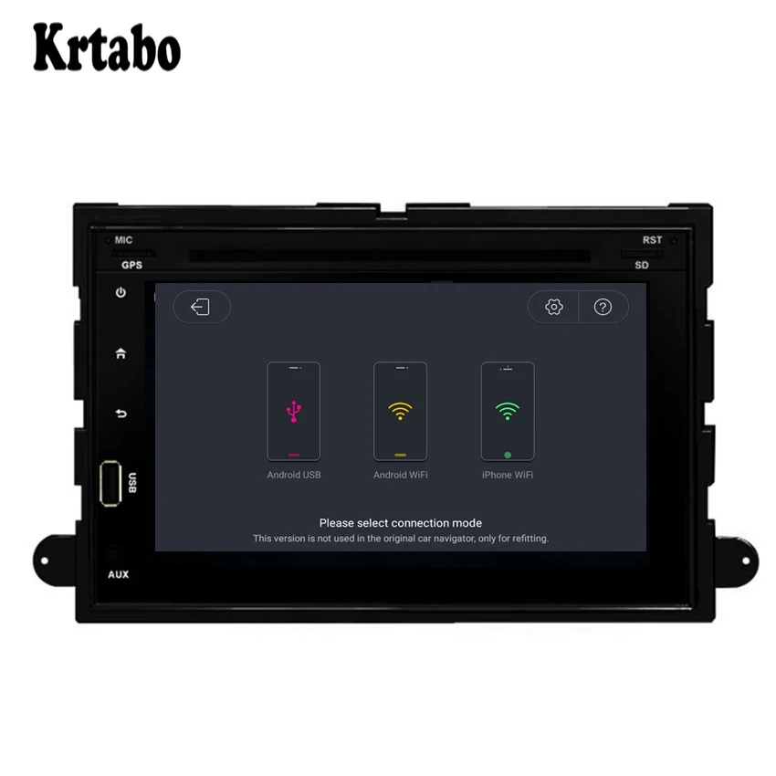 Автомагнитола gps для Ford Fusion 2006-2009 Автомобильный Android мультимедийный плеер сенсорный экран навигация реверсивное изображение поддержка DVD
