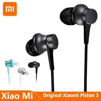 

Original Xiaomi Piston 3 Fresh In-Ear Earphone 3.5mm Standard plug Earphone HD Mic Wired headset For Xiaomi huawei Redmi phones