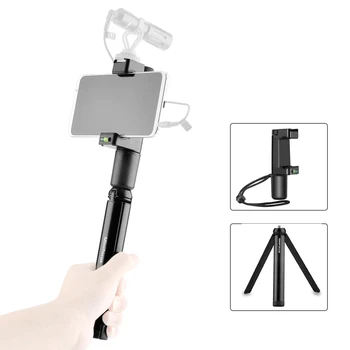 

Smartphone Video Kit Rig with Mini Tripod Mount Phone Vlog Grip Adjustable Phone Holder for YouTube Filming Vlogging Live Selfie
