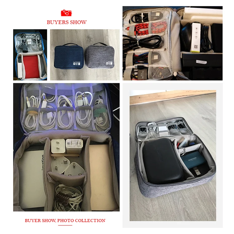 Аксессуары для путешествий, портативное зарядное устройство для мобильного телефона, Сортировочная сумка на молнии, однотонные цифровые сумки, чехол на жесткий диск, сумка, упаковочные органайзеры Geas