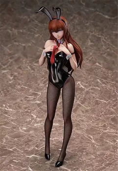 

FREEing Steins Gate Makise Kurisu Bunny Girl Action Figure PVC Model Anime Toys Christina Sexy Girl Action Figures Adult Toys