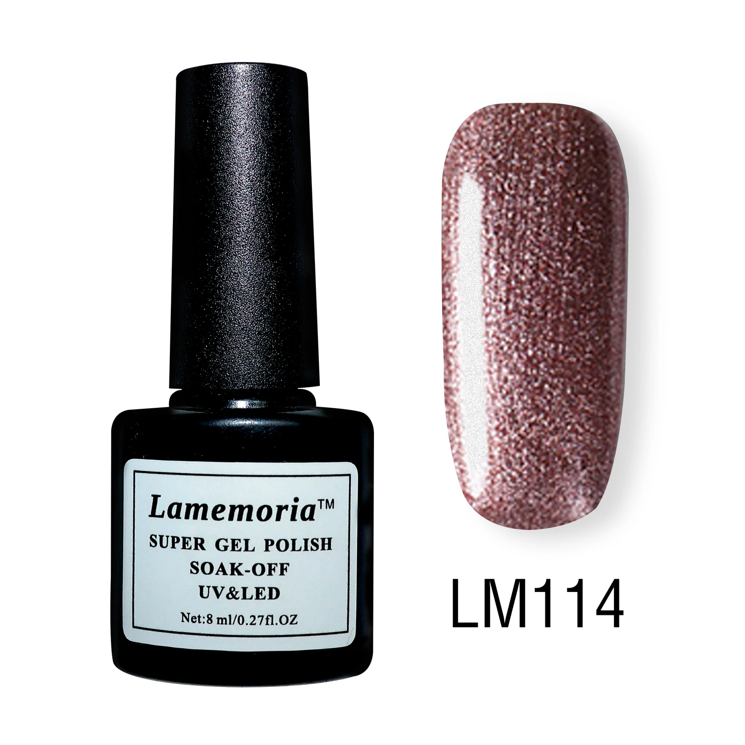 Lamemoria, 8 мл, Гель-лак для ногтей, гибридный, все для маникюра, 60 цветов, полуперманентный УФ лак для ногтей, Prime Gel Ongle Paznokcie - Цвет: LM114