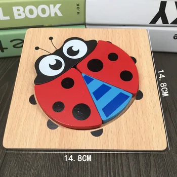 

Education Intellectual Hand Grab Board Puzzle Wooden Toys For Child Cartoon Animal Jigsaw Kids Baby Early Puzzle Toys I I
