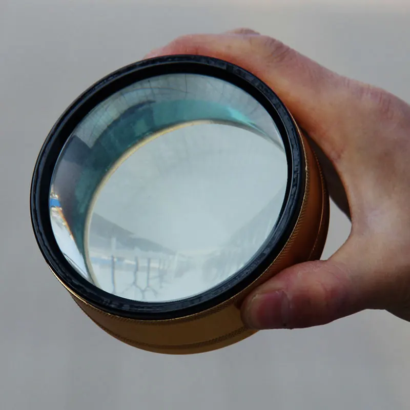 Cena 3.5X100mm przezroczyste soczewki szklana soczewka powiększająca biurko lupa metalowa rama lupa do czytania