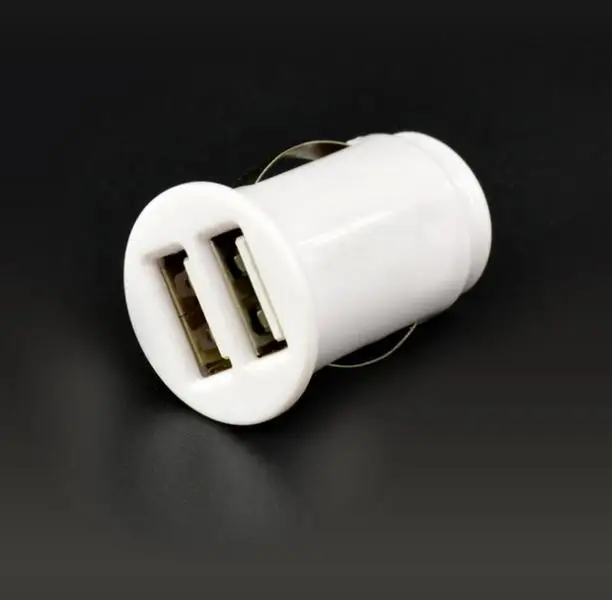 200 шт универсальное автомобильное зарядное устройство двойной USB адаптер питания прикуриватель конвертер для телефонов/КПК/MP3/MP4/PMP/gps