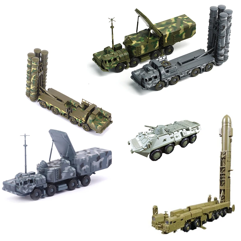 1/72 4d сборная Военная M-35 S-300 система баллистических ракетных ракеток SA-10 Grumble RT-2PM Topol Diecasts модель грузовика набор строительных игрушек