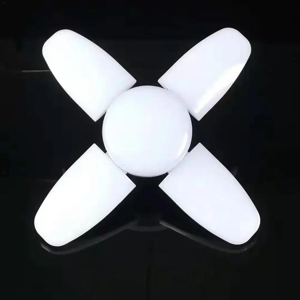 AC85-265V 80W Deformable LED Ceiling Lamp Super Bright E27/E26 Garage Light 8000lm For Home Office Basement Supermarket Workshop