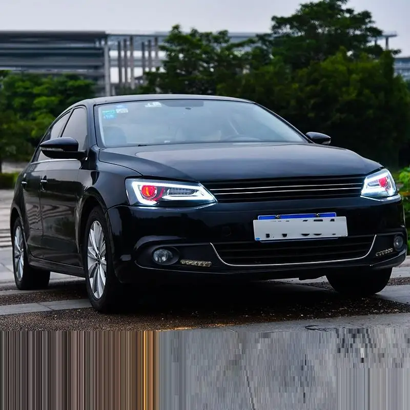 Автомобильные ходовые части Neblineros Para автомобильные Drl светодиодные фары автомобильные фары в сборе 12 13 14 15 16 17 для Volkswagen Sagitar
