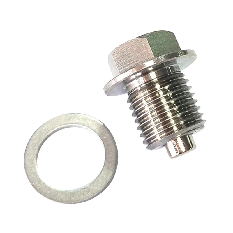 M14X1.5 Oil Drain Plug CNC Stainless Steel and Neodymium