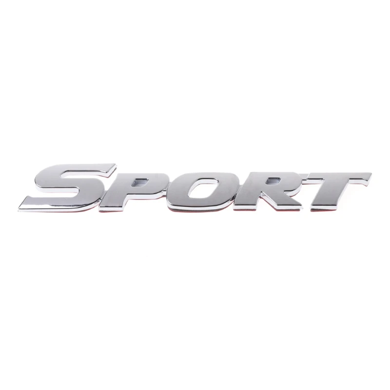 Автомобильный Стайлинг 3D спортивная эмблема значок Дверь Наклейка ABS Хромированная наклейка Univesal