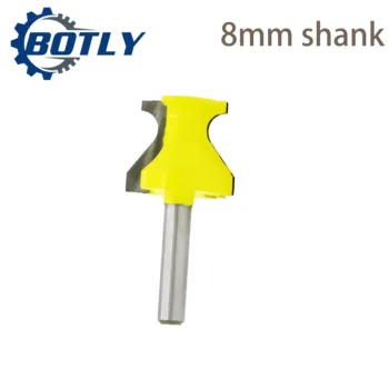 

1PC router bit 8mm Door Lip Finger Grip w/ 3/16" Radius Router Bit Trimming Wood Milling Cutter for Woodwork Cutter Power Tools