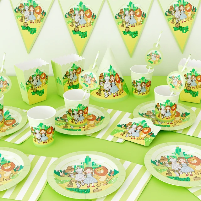 Lot de 46 décorations de fête d'anniversaire,Wizard Ballons Décorations  Fête Fournitures de Fête Thème Party Supplies Décoration cupcakes Birthday