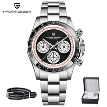 

PAGANI DESIGN 2022 New Mens Watches Luxury Chronograph Quartz Watch For Men VK63 Stainless Steel Sport Waterproof Sapphire Glass