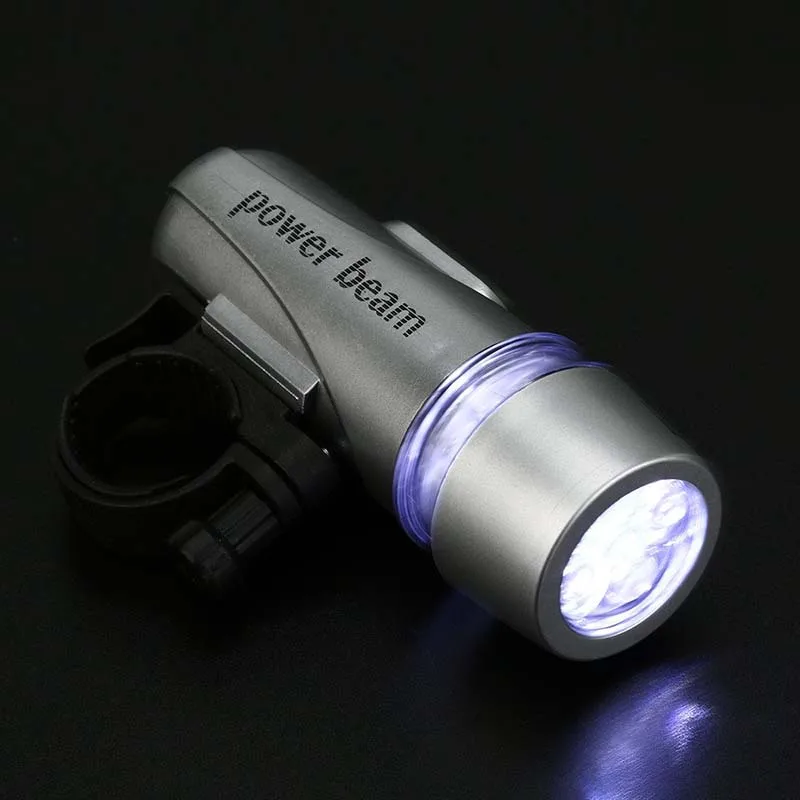 Clearance Bike Front Light Waterproof 5 LED Lamp Bike Bicycle Flashlight Cycling Waterproof Torch Bike Headlight 5