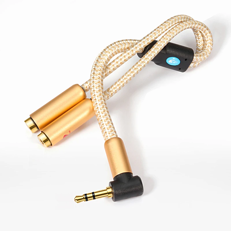 Conversion Cable Mini Jack 3 5mm to Dual 3 5mm Female Splitter for Headphone Microphone Tablet Premium 1 8 Audio Cable