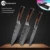 Kitchen Knives Stainless Steel 1-10PCS Set 7CR17 440C Laser Damascus Japanese Santoku Cleaver Slicing Utility Chef Knife 8