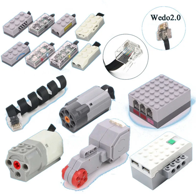 

TECHNIC POWER FUNCTIONS EXTENSION WIRE CABLE CONNECTOR CRYSTAL HEAD FIT FOR LEGOES EV3 WEDO2.0 ROBOTBIT ROSBOT BRICK BLOCKS TOY