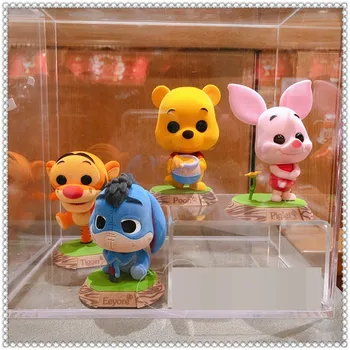 

Shanghai Disneyland Park Cartoon Cute Winnie the Pooh Eeyore Tigger Piglet Sculpture Car Decor Children Birthday Gift X5861