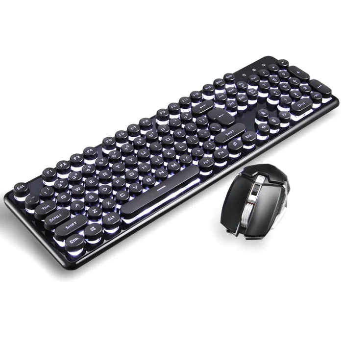 Клавиатура с мышью набор перезаряжаемая подсветка механический набор игровой клавиатуры JHP-лучший