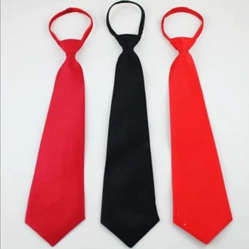 

Necktie For Men Zipper Big Narrow Lazy Tie Easy To Pull Rope Neckwear Zipper Soild Wedding Business Work Large Ties 8cm