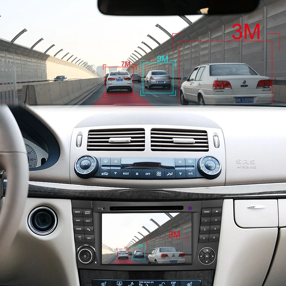 Isudar 2 Din Android 9 Авто радио для Mercedes/Benz/E-Class/W211/E300/CLK/W209/CLS/W219 автомобильный мультимедийный DVD gps CANBUS Восьмиядерный