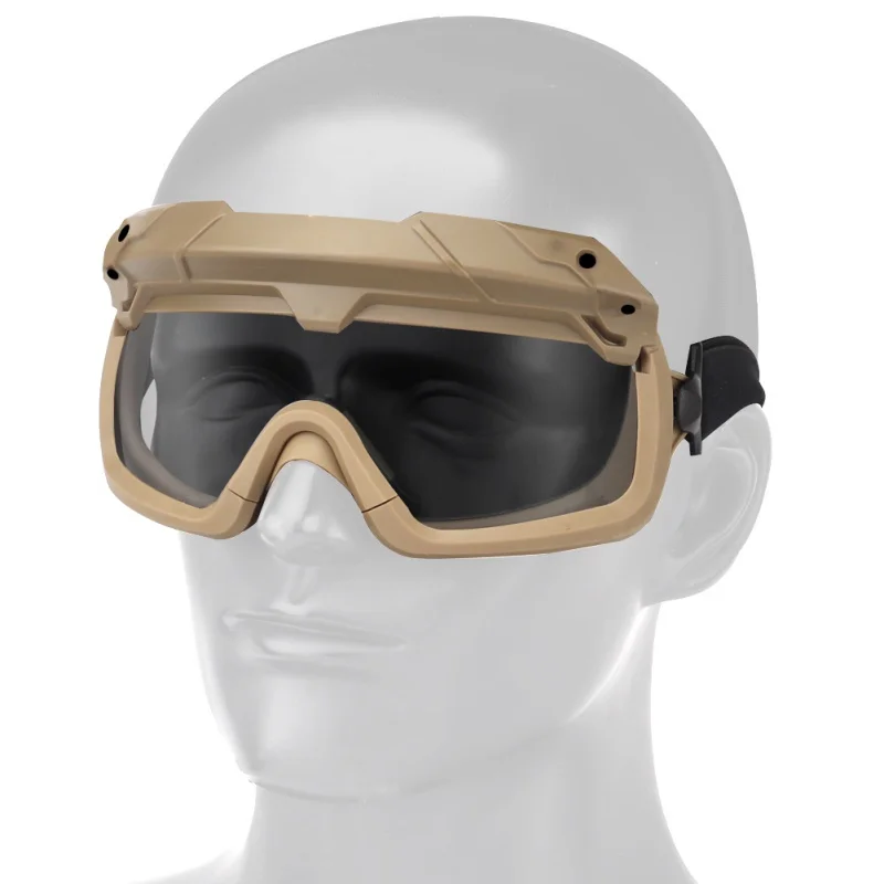 Тактические Военные страйкбольные охотничьи очки, очки для стрельбы, мотоциклетные ветрозащитные очки Wargame, шлем, очки для пейнтбола - Цвет: MC