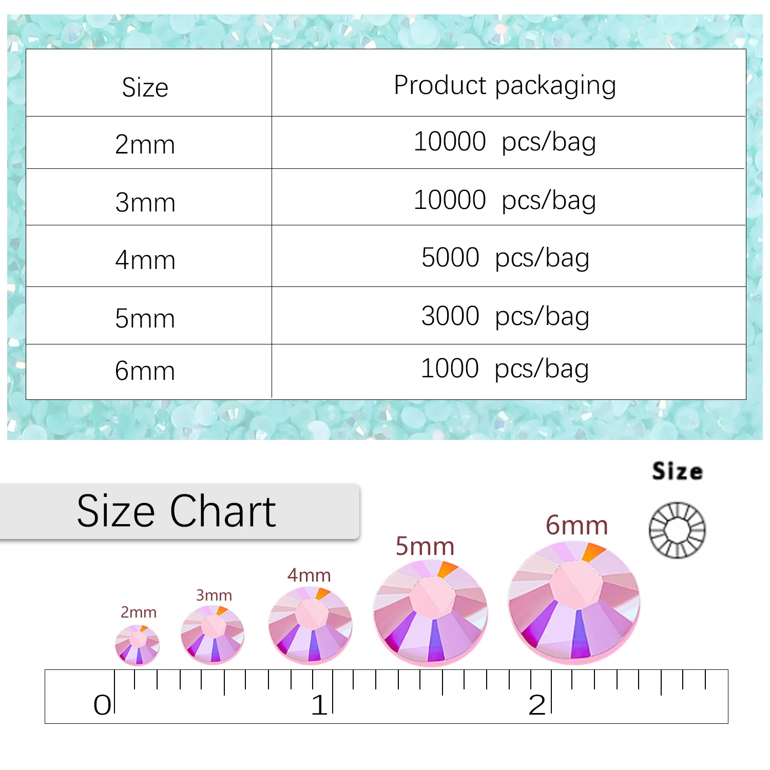 Rose Gold Resin Rhinestones Flatback Bulk For Tumblers Craft Decoration For  Dress Nail Art Stones And Crystals 2/3/4/5/6mm