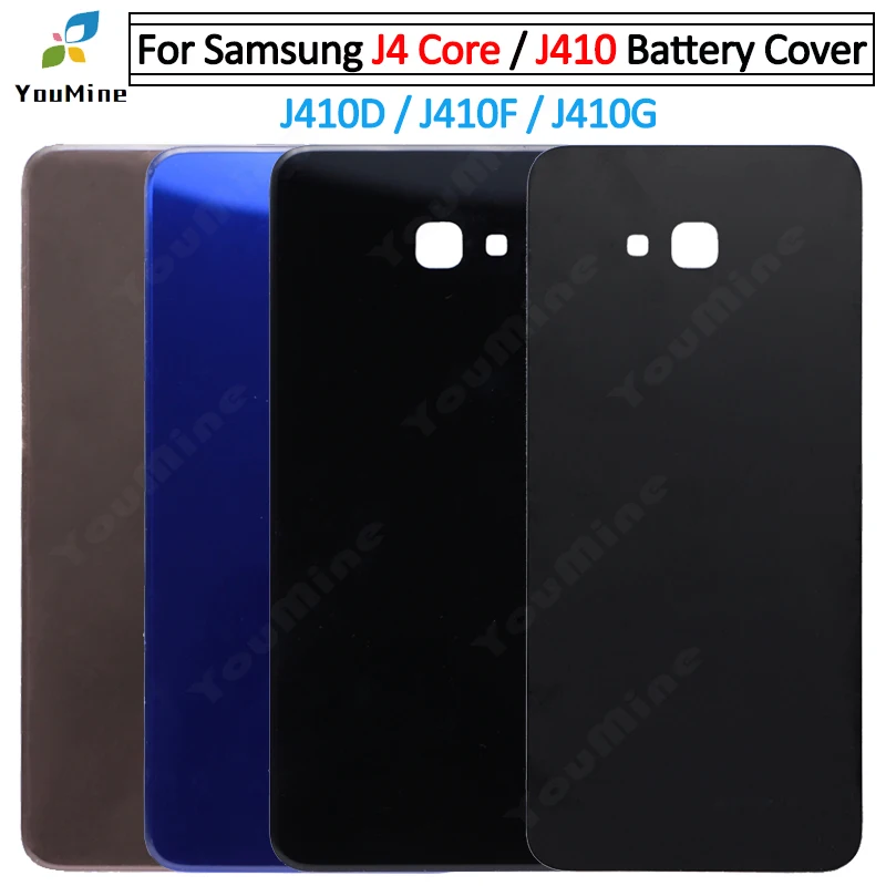 For Samsung Galaxy J4 Core Back Battery Cover Glass Housing Door Rear Case Replace for J410 | Мобильные телефоны и