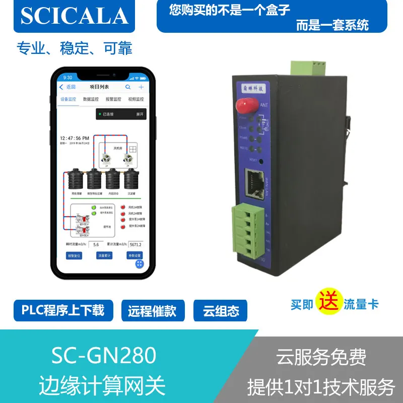 PLC Интернет вещей облачная коробка пульт дистанционного управления скачать