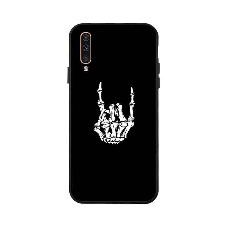 3D DIY Painted Case For Samsung A50 Case Silicon Black Case For Samsung Galaxy A40 A70 A60 A30 A10 A20 A20e A2 Core Cover Fundas - Цвет: X071