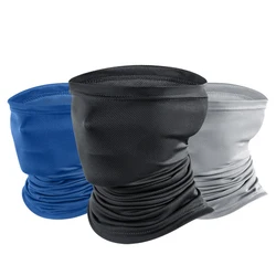 Summer Men Women Mesh Ice Bandana Half Face Mask Neck Gaiter Outdoor Scarf Cycling Hunting Fishing Dustproof Balaclava X013