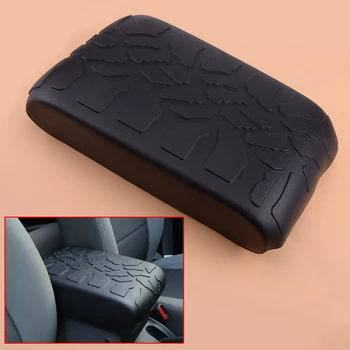 

Car Black Rubber Center Console Armrest Pad Cover Fit for Jeep Wrangler JK 2007 2008 2009 2010