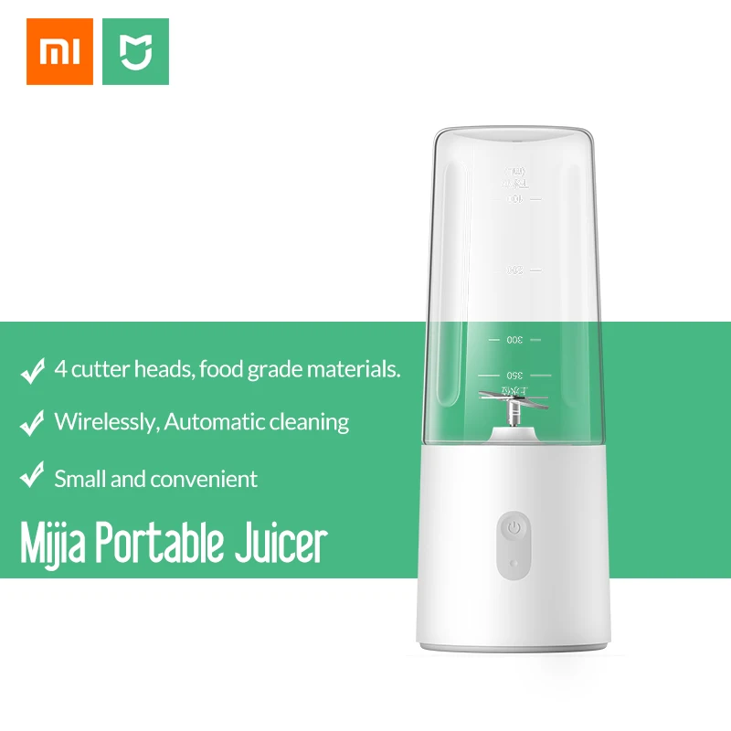 XIAOMI MIJIA mini Blenders Small Portable charging Juicer Fruit Cup Food Processor Electric Kitchen Mixer Quick Juicing 350ML | Бытовая