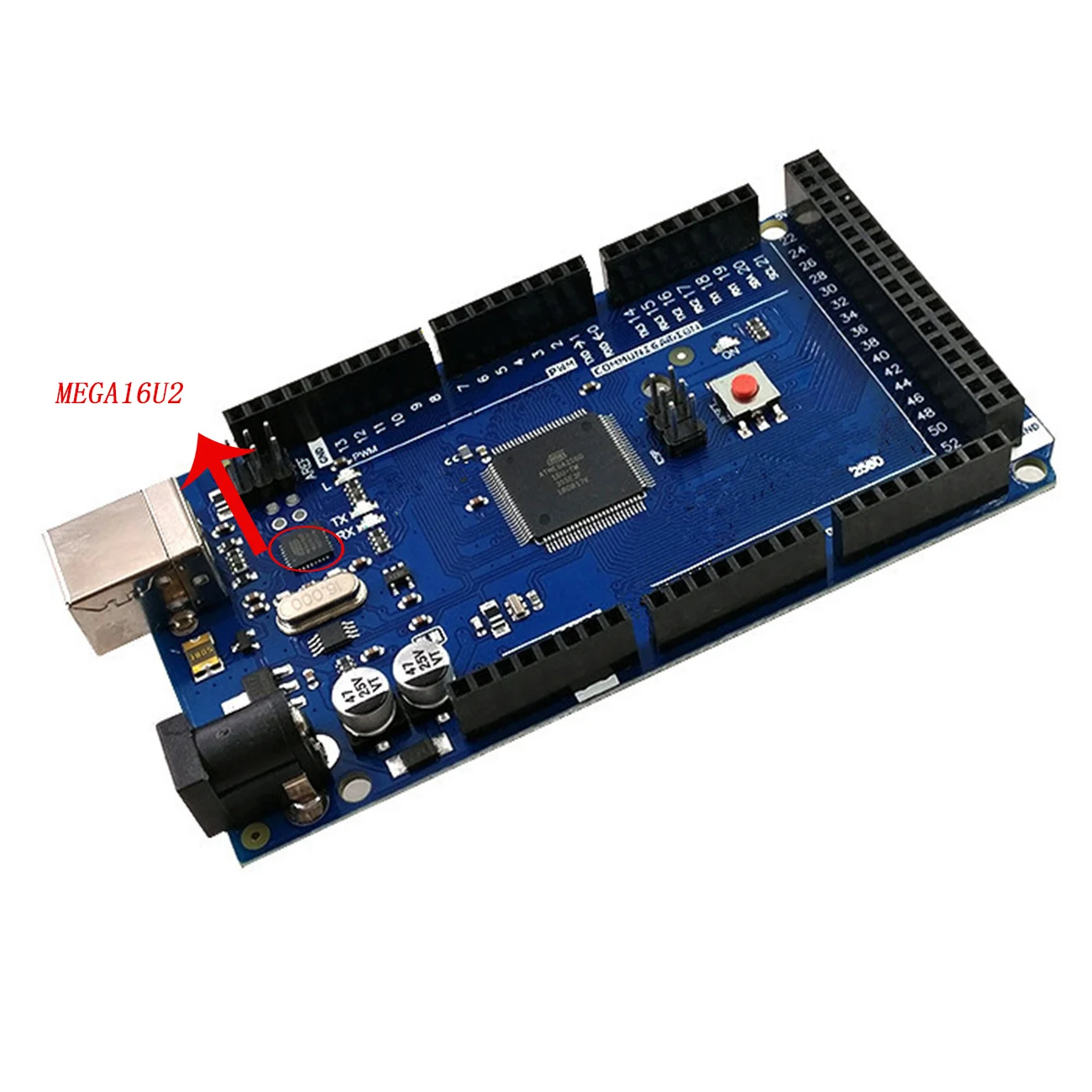 10 шт. MEGA2560 MEGA 2560 R3 ATmega2560-16AU CH340G AVR USB MEGA2560 макетная плата для arduino
