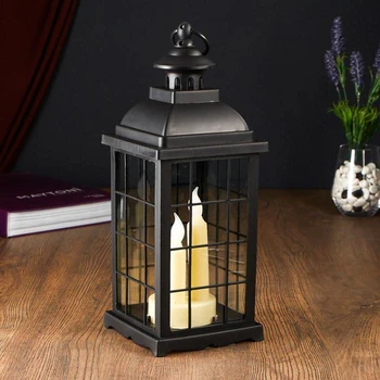 

Nightlights 48133 LED batteries 3хААА black 13х13х38 cm 4738461