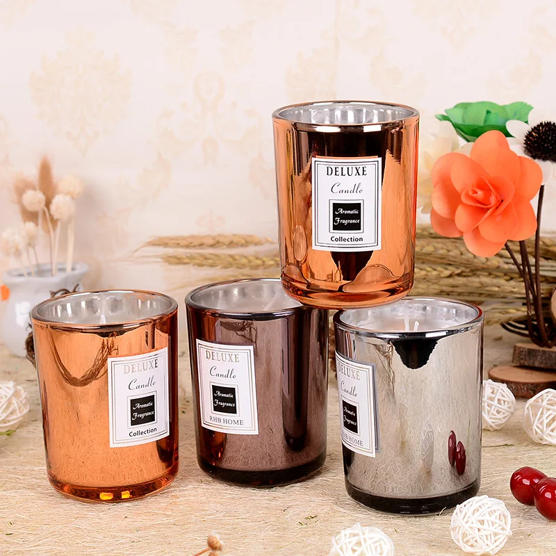 

DIY Glass Candle Holder Home Decorations Candle Stick Crystal Glass Candles & Holders Party Dinner Christmas Candles Wedding