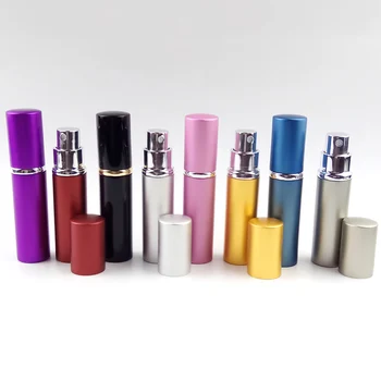 

5ml Portable Mini Refillable Perfume Bottle With Spray Scent Pump Empty Cosmetic Containers Spray Atomizer Bottle For Travel