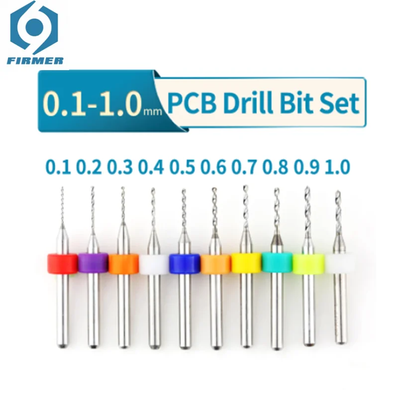 1set Carbide Micro Drill Bits Mini Drilling Bit CNC Drill Bit Print Circuit Board Hard Alloy PCB Drill Bit Small Drill Bit set 10pcs lot 3 175 shank carbide pcb drill bits for print circuit board mini cnc drilling bit set micro engraving endmill 1mm 2mm