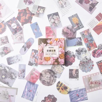 

80 pcs/pack Flower Cloud Bullet Journal Stickers Cute Decorative Stationery Sticker Scrapbooking DIY Diary Stick Label escolar