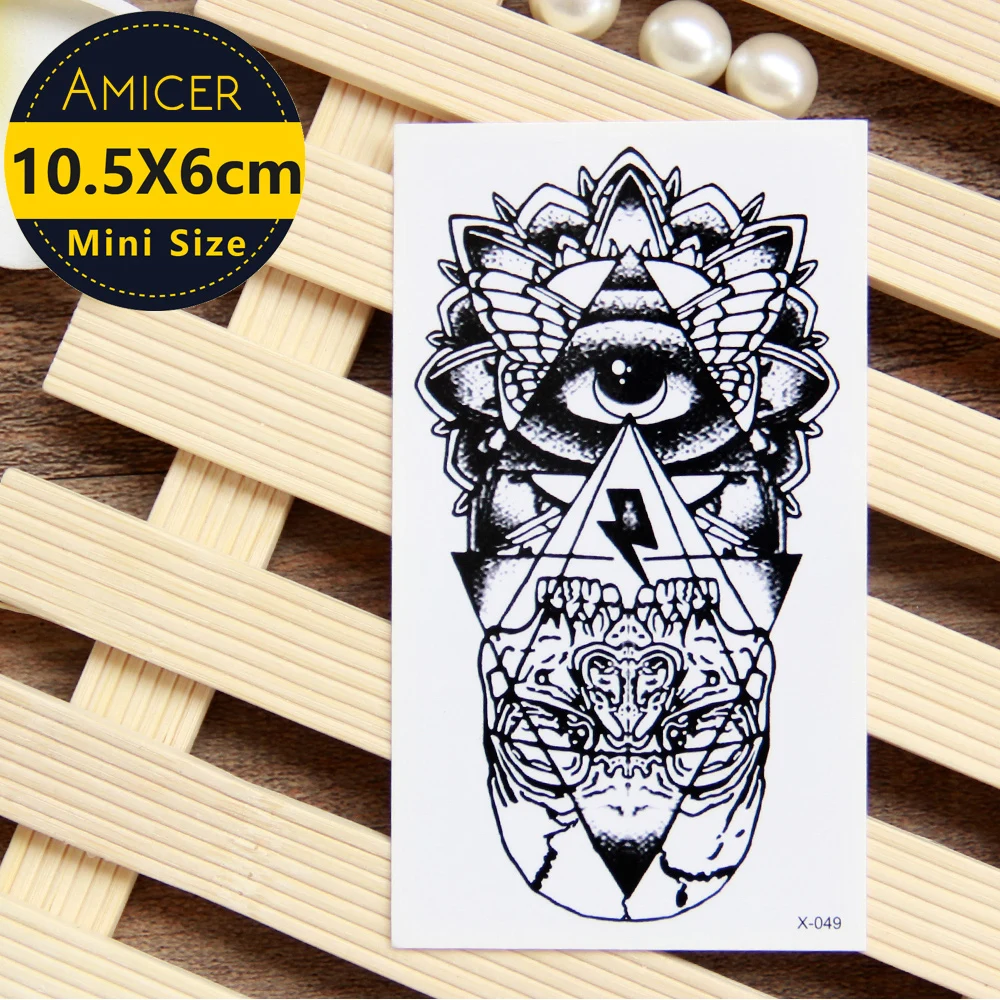 Waterproof Temporary Tattoo Sticker eye of God totem tattoo body art Water Transfer fake flash tattoos for girl women men | Красота и