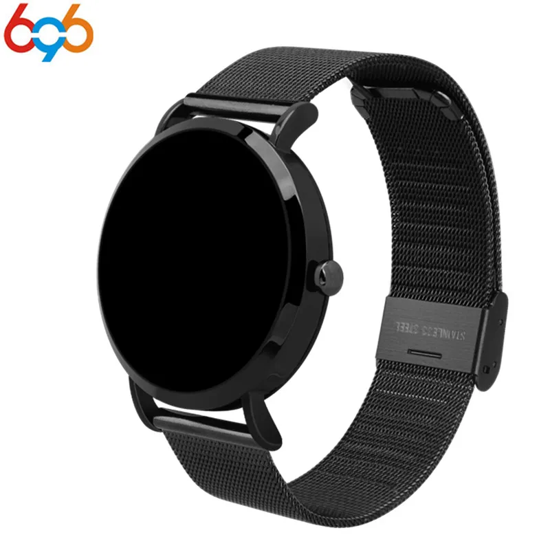 

696 0.95 inch Heart Rate Blood Pressure Monitor IP67 Bluetooth Sedentary Activity Track Smart Sport Watch Wristband PK CF007S