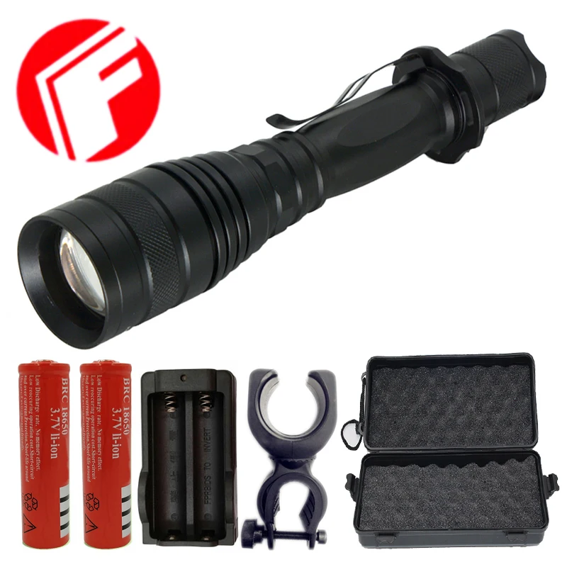 

FX-DZ50P75 powerful LED flashlight torch CREE XHP70 3200lm convoy lens xlamp 18650 zoom Lantern
