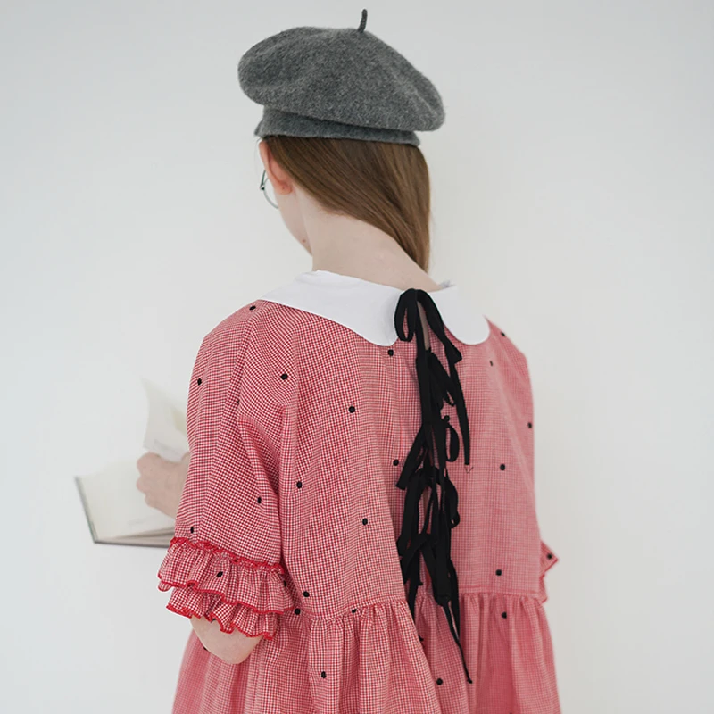 imakokoni lattice wave dot t-shirt summer 2019 new