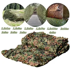DH 2x3m /1.5x10m Hunting Military Camouflage Nets Woodland Army training Camo netting Car Covers Tent Shade Camping Sun Shelter