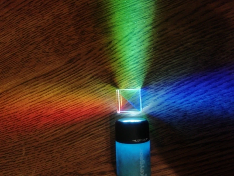 15mm  Cubic Science Cube Optical Prisma Photography with Hexahedral Prism Home Decoration  Prism Glass Only 1pcs