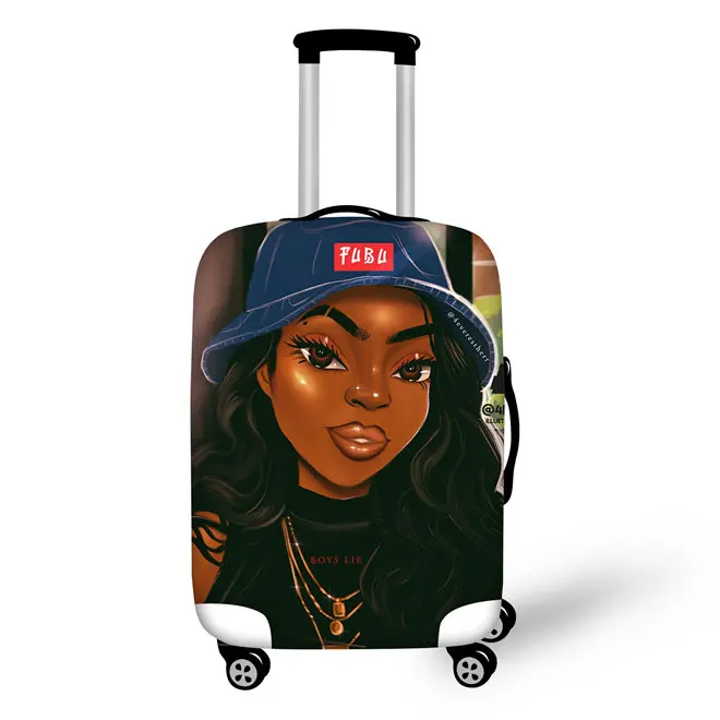 WHEREISART Thicker Travel Luggage Suitcase Protective Cover for Trunk Case Apply to 18''-30'' Suitcase Cover Elastic Perfectly - Color: YQ3713